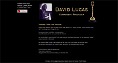 Desktop Screenshot of davidlucasmusic.com